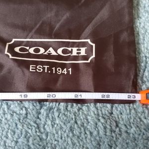 Coach dust bag